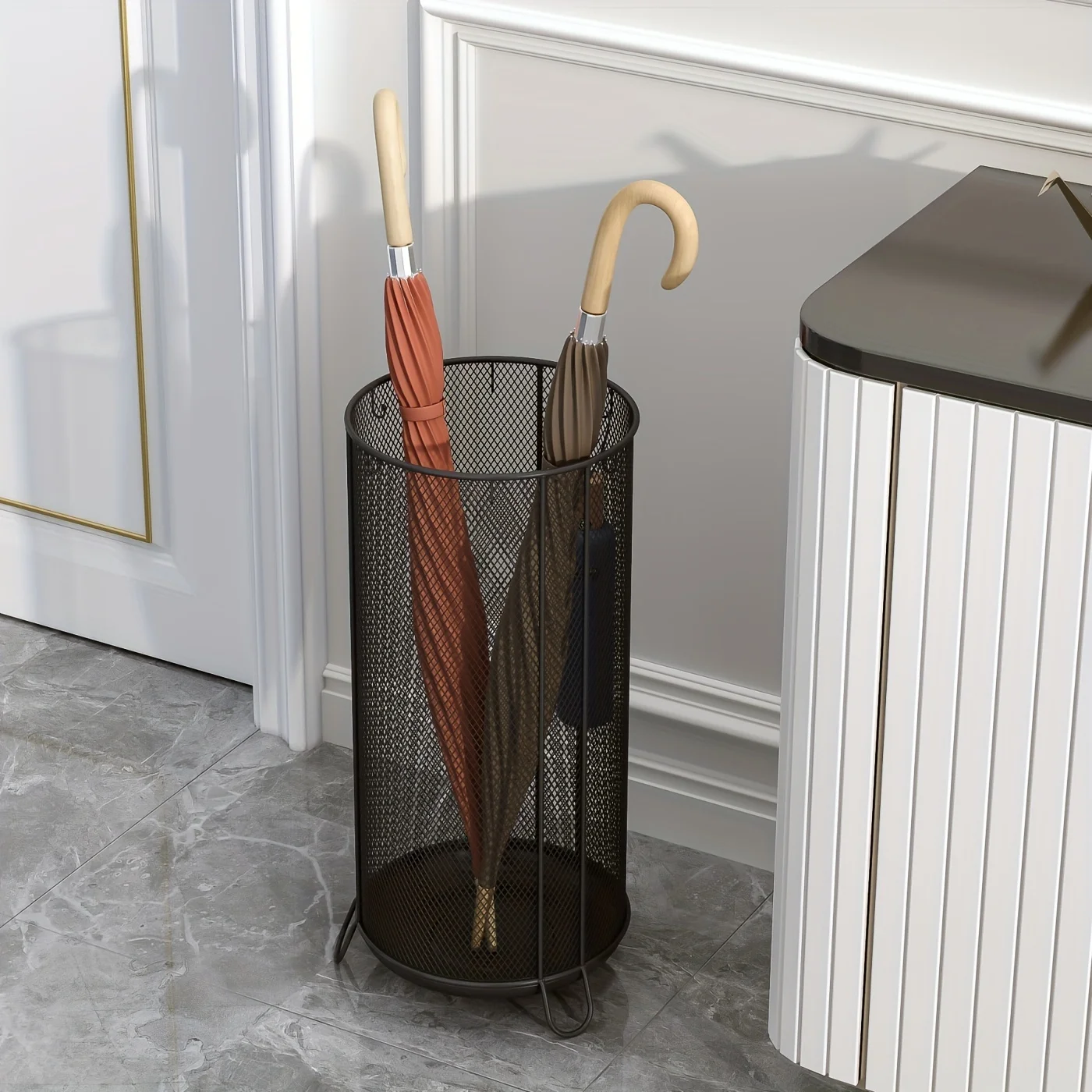 Light Luxury Crafts Umbrella Storage Rack For Home, Hotels, Commercial Umbrella Holder At The Door