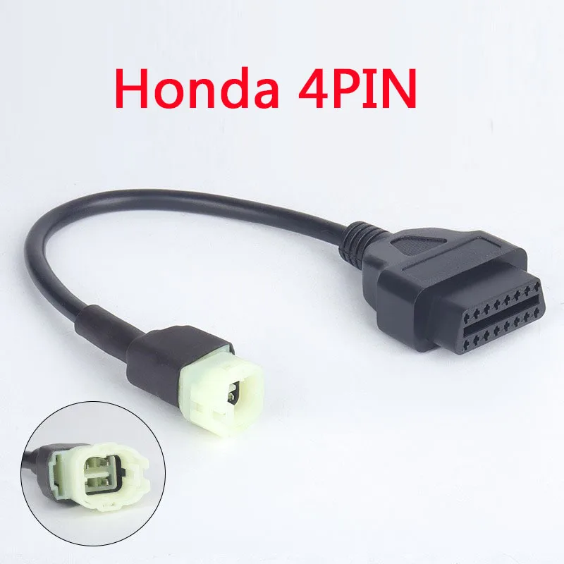 OBD2 to 4 Pin Diagnostic Adapter Cable Motorcycle  4