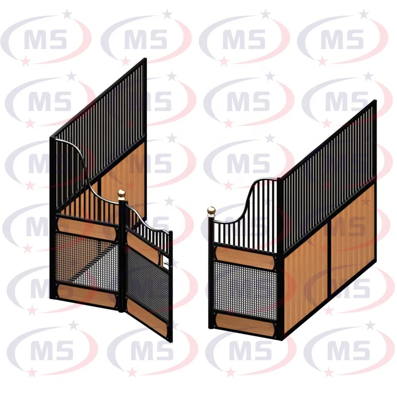 Widely Used Farm Customized Size Luxury Horse stable set barns stable horse bamboo horse stall