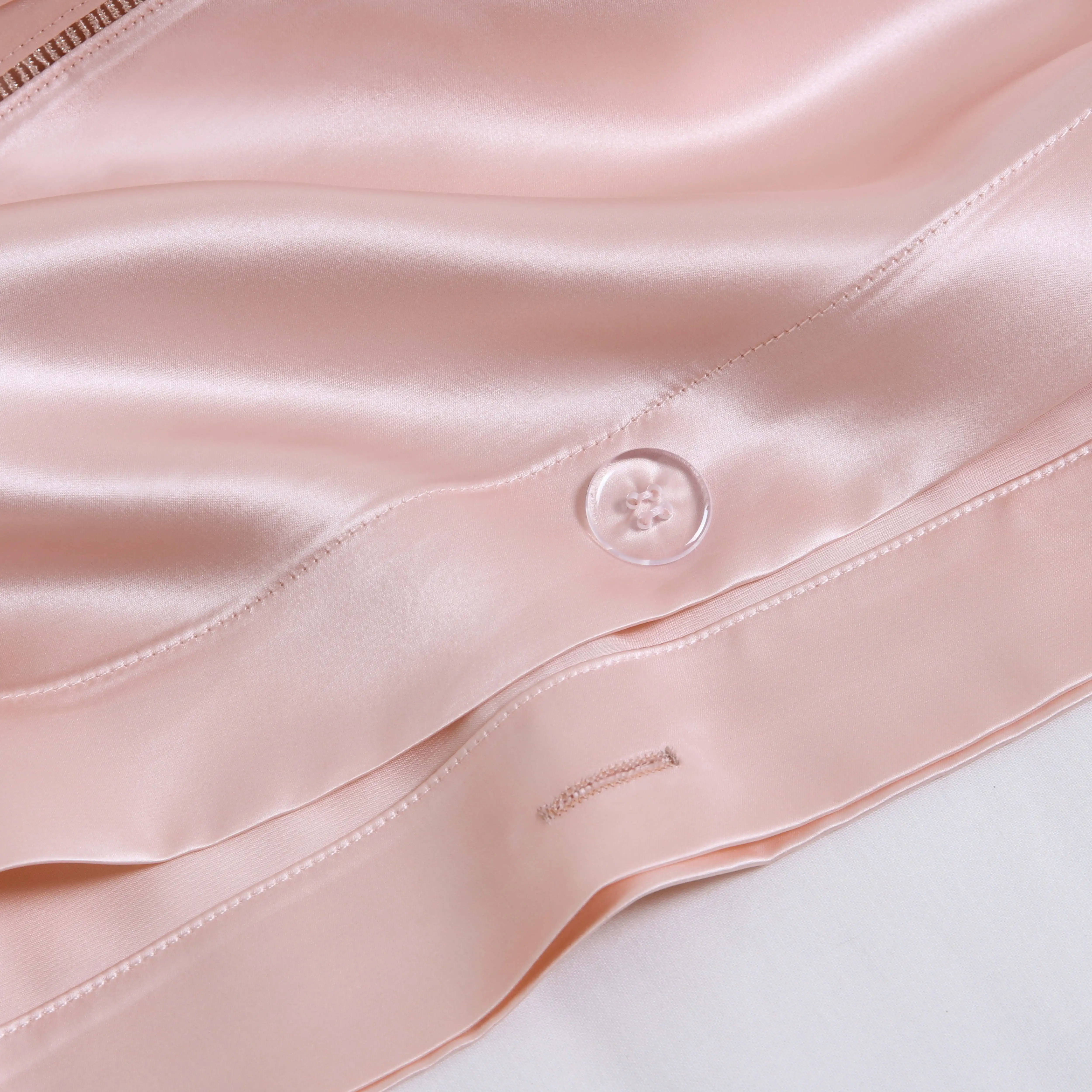 Luxury New Dream Series Ice Silk Washed 100% Mulberry Silk Bedding Four-piece Set Bed Sheet Bedsheets Comforter Duvet Cover