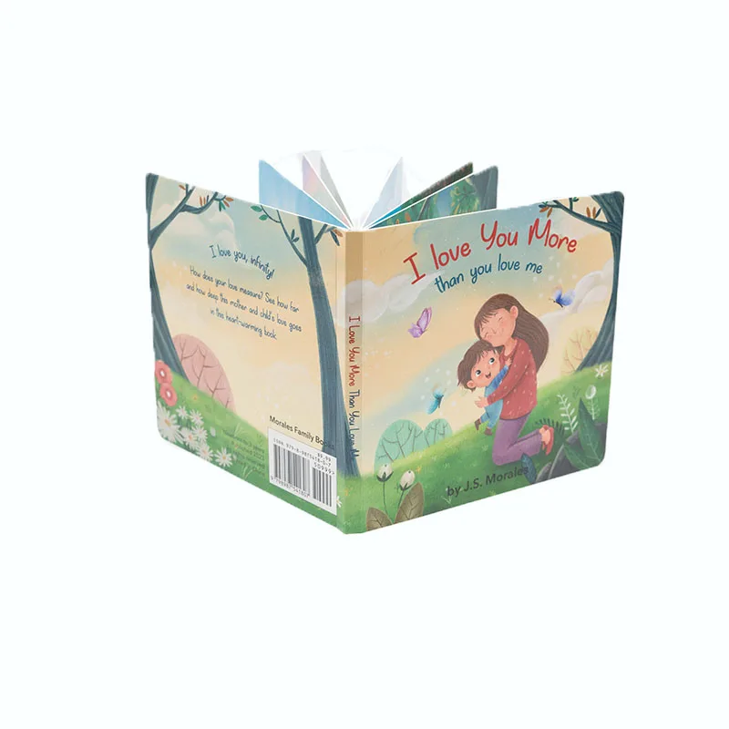 Custom Color Pictures Story Board Books Board-book-printing for Kids 1mm Thickness Offset Printing Film Lamination CMYK Gua