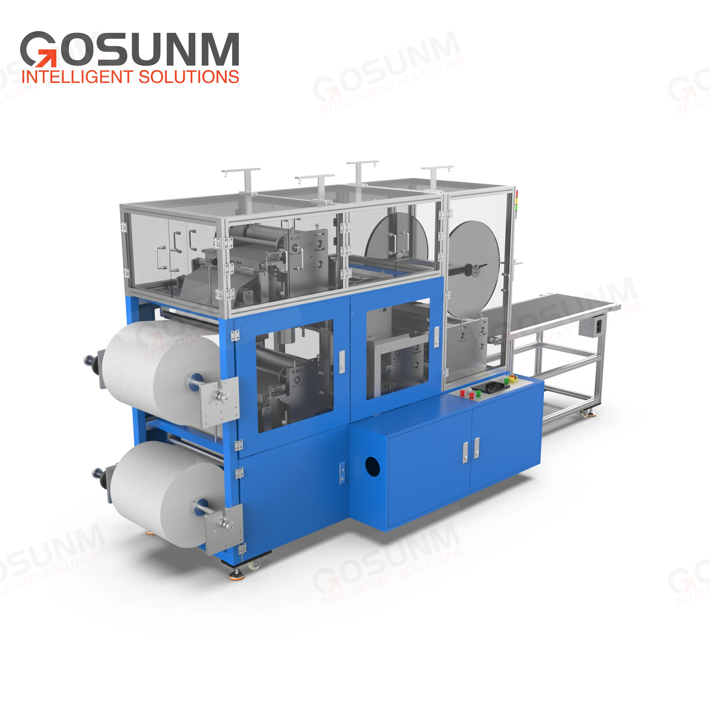 Gosunm 2023 легкая в эксплуатации полностью автоматическая ультразвуковая сварочная машина для изготовления крышек обуви гостиничная