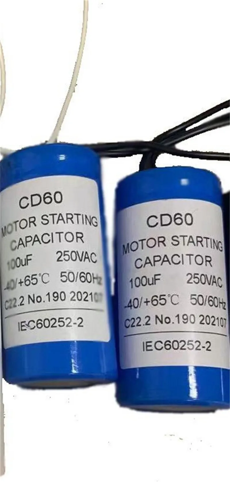HVAC parts compressor CD60 starter Capacitor 450VAC 50/60HZ Standard ac capacitor