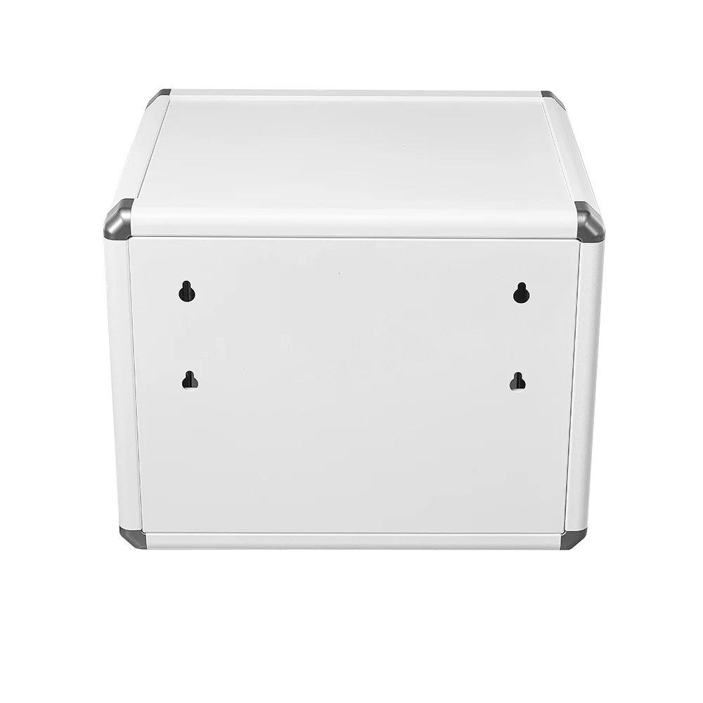 Mini tablet charging cabinet with front perforated door