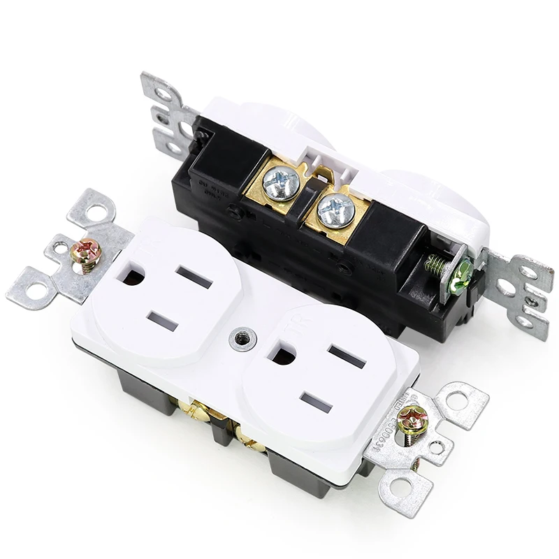 15a 125v Br-15 bosslyn Американский двойная розетка дуплекс сосуд для домашнего