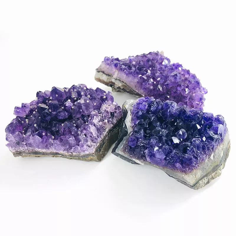 Hot sale natural crystal quartz geode dark purple amethyst cluster