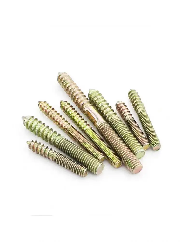 Double-Head Teeth Self-Attacking Screws for Furniture Sofa Stairs-M4M5M6M8M10 Sizes Available