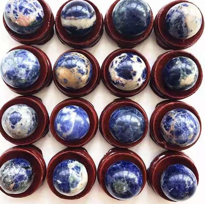 Wholesale Natural Decorative Quartz Globe Polished Lapis Lazuli Crystal Ball