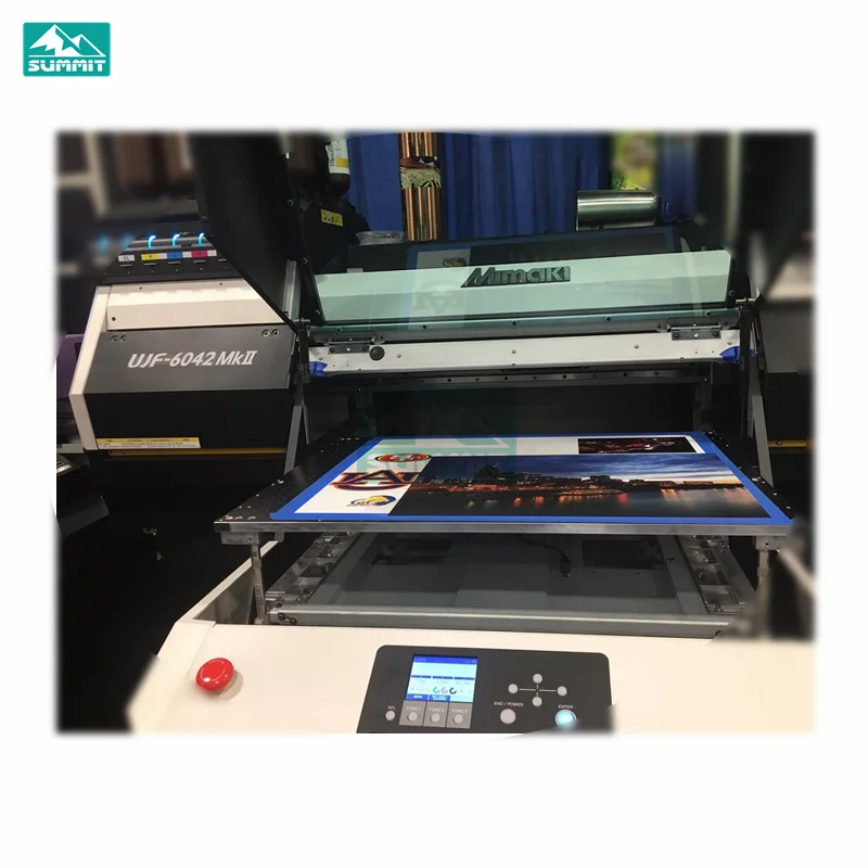 UJF-3042MKII E A3 Flatbed UV Led Printing Machine 3042 Desktop Digital Phone Case Cup Flatbed UV Printer