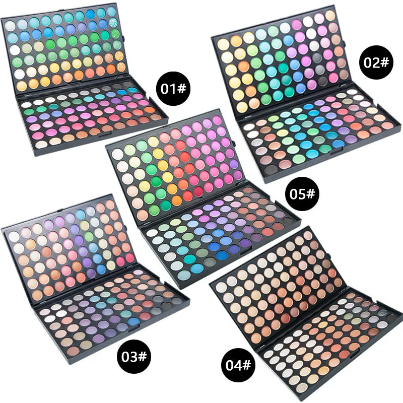 YIMART Professional Makeup 120 Color Matte Shimmer Palette Cosmetic Foundation Powder Blush Eyebrow Contouring Beauty Kit Box