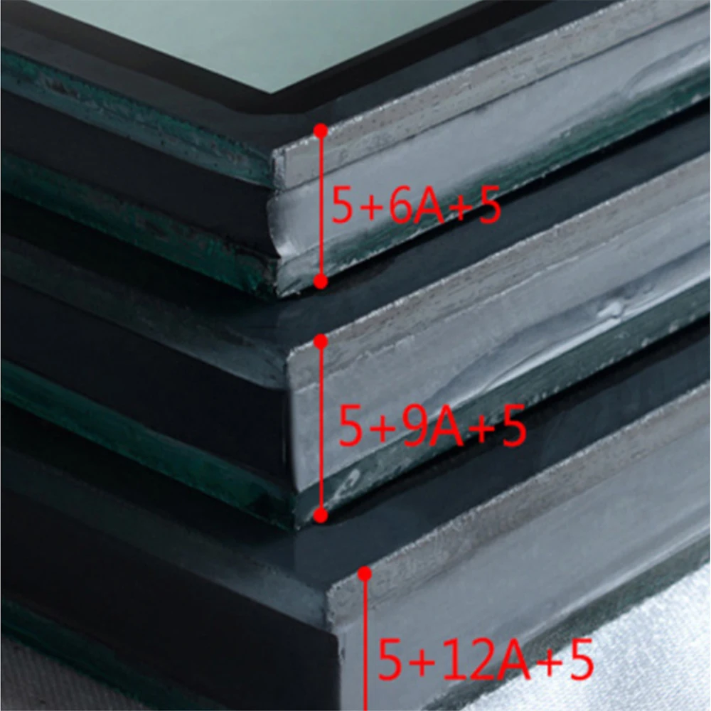 Top Quality double glazed glass low e Insulated tempered glass for curtain wall China factory
