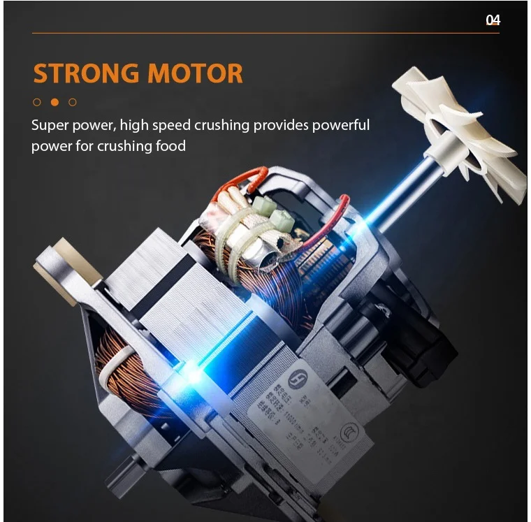 Home appliance 110 volts heavy duty high speed 1500w 2200w 3000w juicer mixer yam pounding commercial smoothie ice food blender