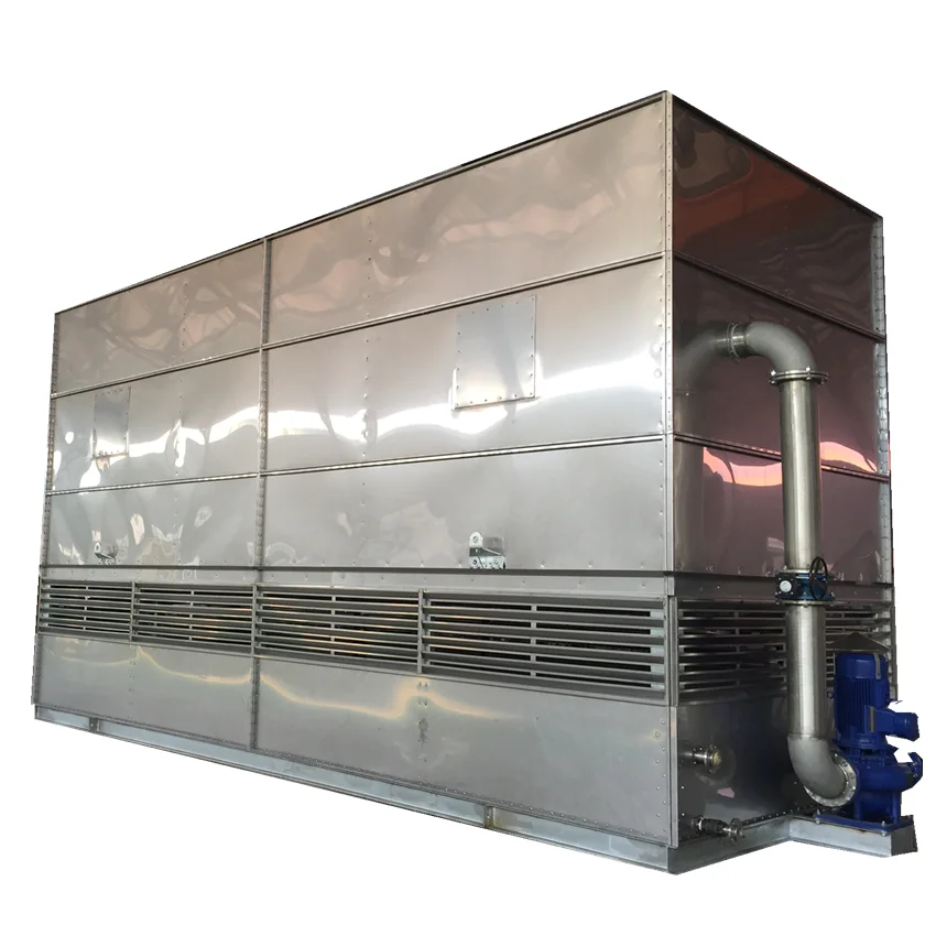 Industrial ammonia stainless steel casing evaporative condenser