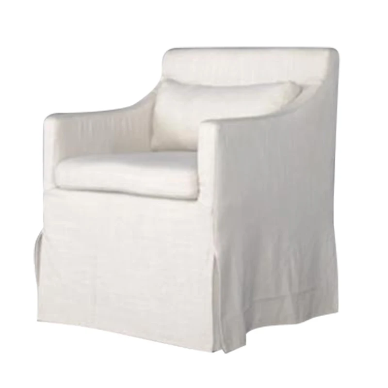 Стул с чехлом из массива дерева для