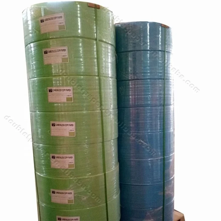 45-80g От 2 до 5 лет образ жизни CB CFB CF Ncr бумага с безугольным копировальным слоем рулон бумаги машинной намотки в запасе из Китая производитель