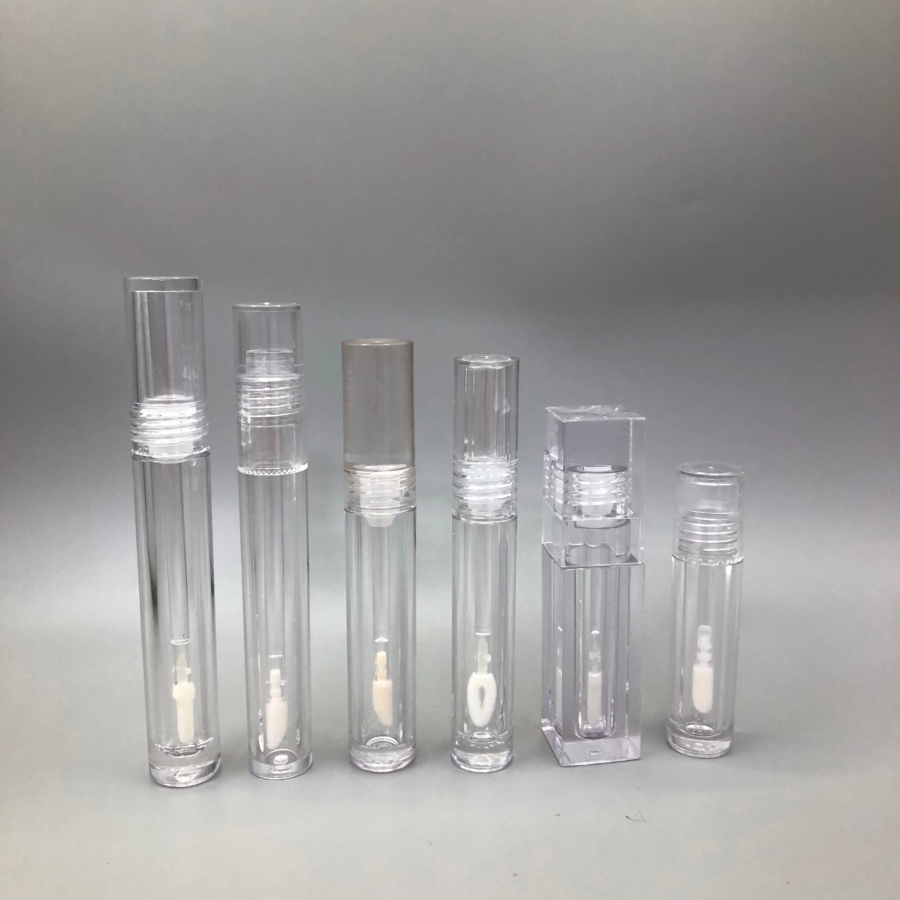 3ml 4ml 4.5ml 5ml 8ml 10ml  empty plastic mini clear lip gloss container small liquid lipstick lipgloss packaging wand tubes