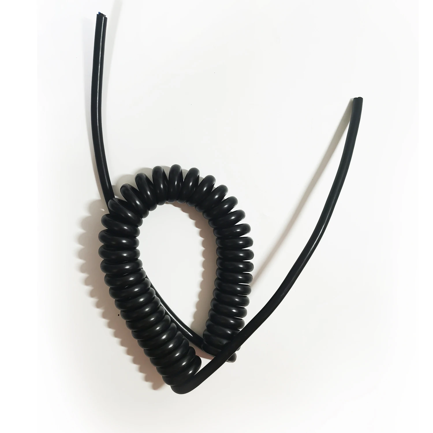 Coil Ethernet cable mechanical equipment spring wire PU 8 core 1.5 square cable Spiral