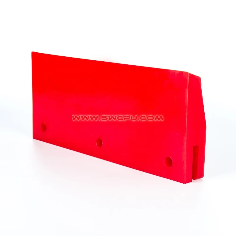 Custom Molded polyurethane snow plow blades