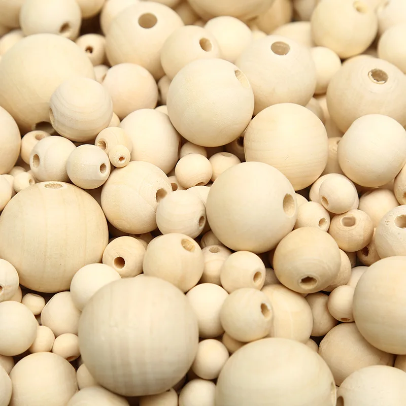 Bestone wholesale round wood beads high quality natural wood beads