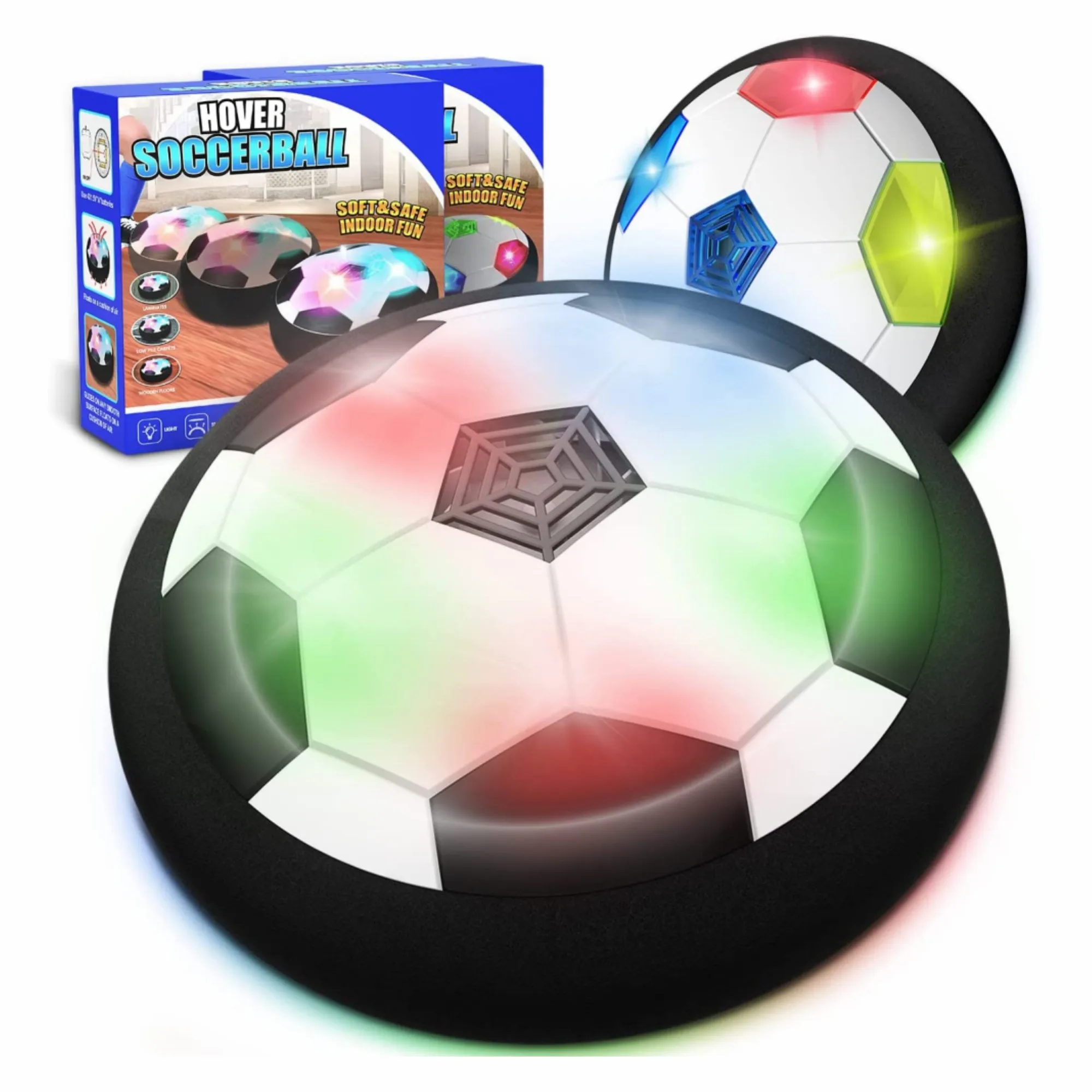 Boy Toys LED Hover Soccer Ball Levitation Air Power Training Ball Playing Football Game Toy Balls