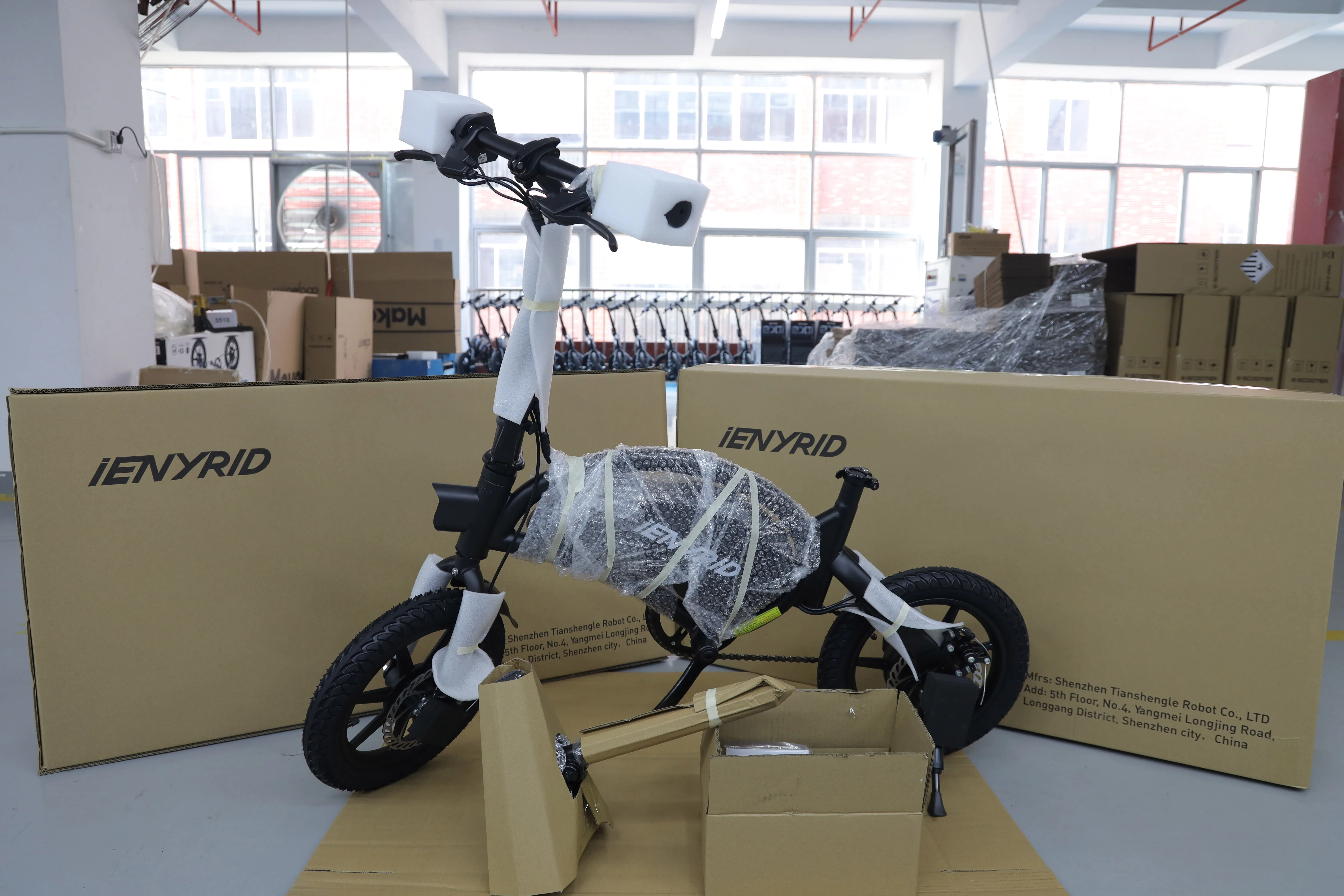 Eu warehouse iENYRID B2 foldable electric city bike 48V 400W electric bike e bikes electric bicycle