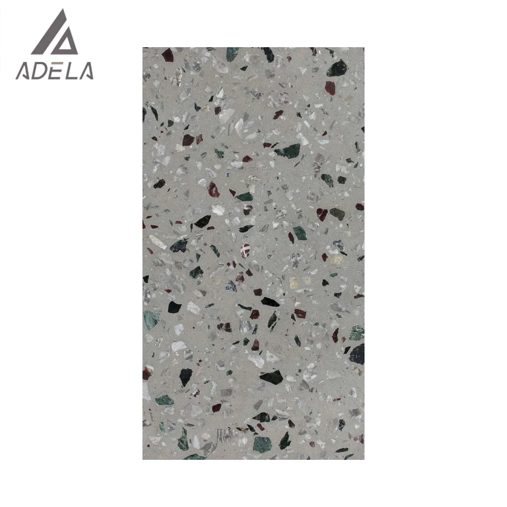 China factory cheap flooring price outdoor cement slabs Matte Finish Terrace Floor Terrazzo Tiles