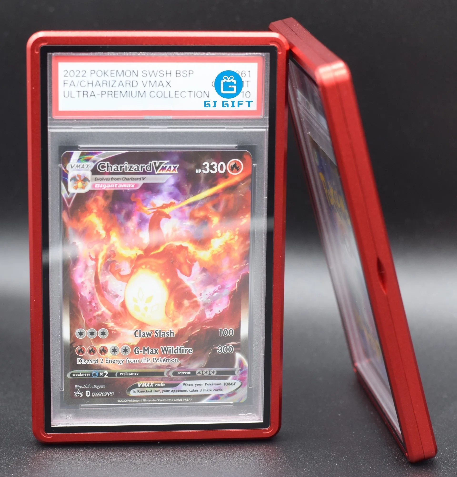 Stackable Magnetic graded card case in aluminium Strong magnets Graded Guard Card Protector Slab Standard Size