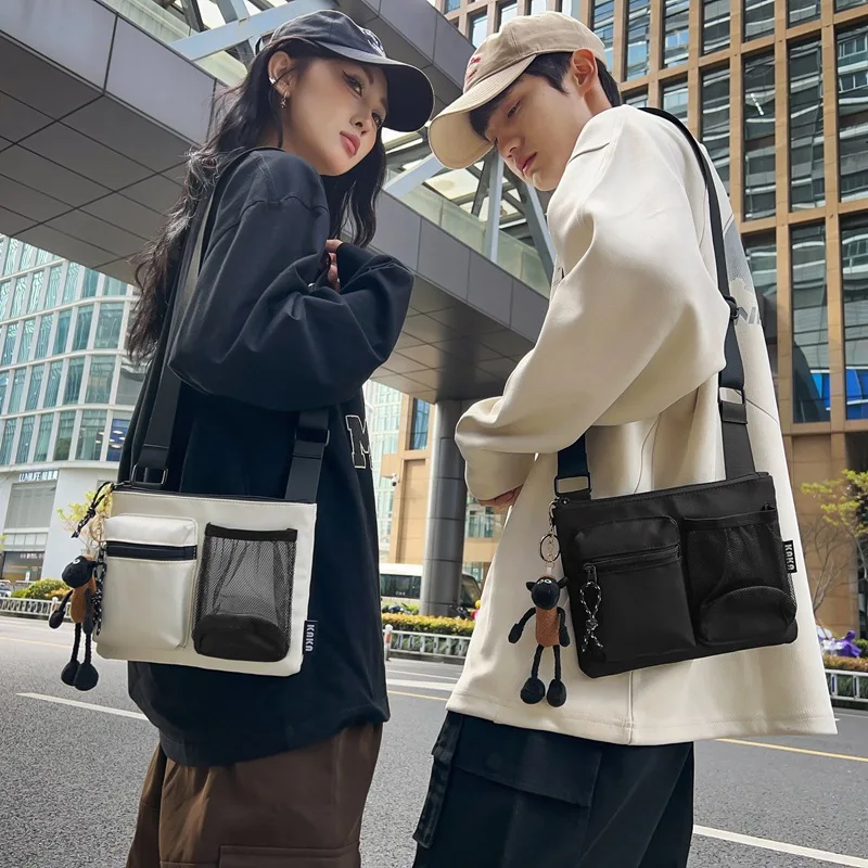 Wholesale Custom Fashion Trendy Eco-Friendly Foldable Oxford Tote Bags With Straps And Mesh Pouch