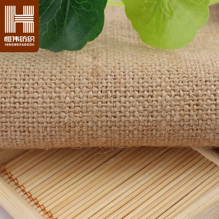 Eco-Certification Natural Plain Jute Fabric Roll in India