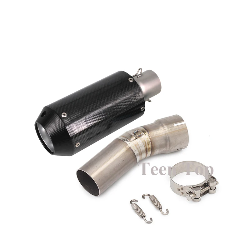 Moto exhaust system FOR BMW F650GS F700GS F800GS F800R F800GT exhaust pipe 2009-2016 Exhaust Middle Link Pipe connect downpipe