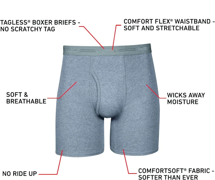 Hot Selling Cotton Spandex Underwear Wholesale Quality Custom Logo Underwear Mens Boxers With Open Fly For Men