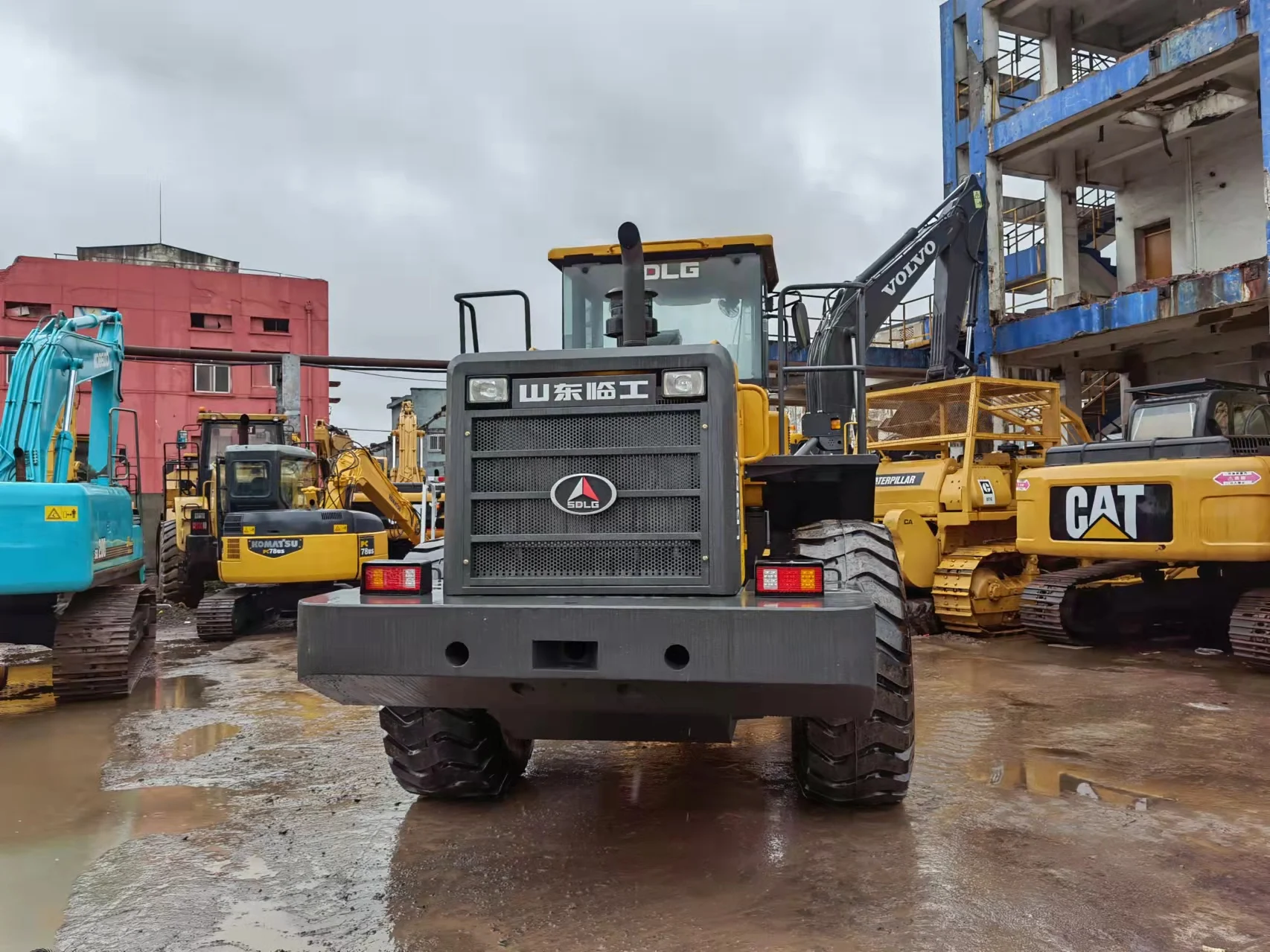 Imported second hand construction machinery liugong956l wheel loader,good working with low price