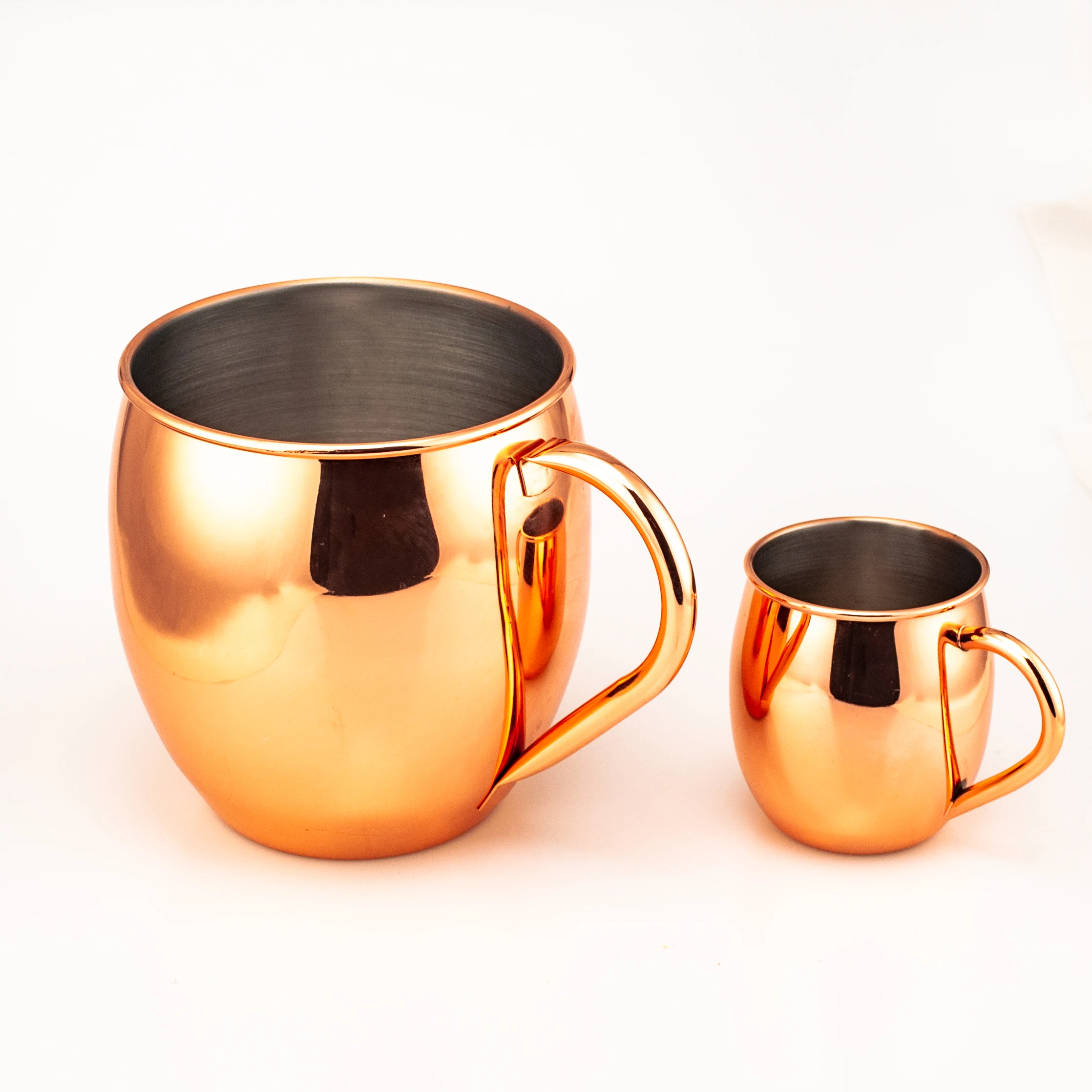 
Environmentally Friendly 550ml Hammered Copper Plated Moscow Mule Mug beer cup wine cup 