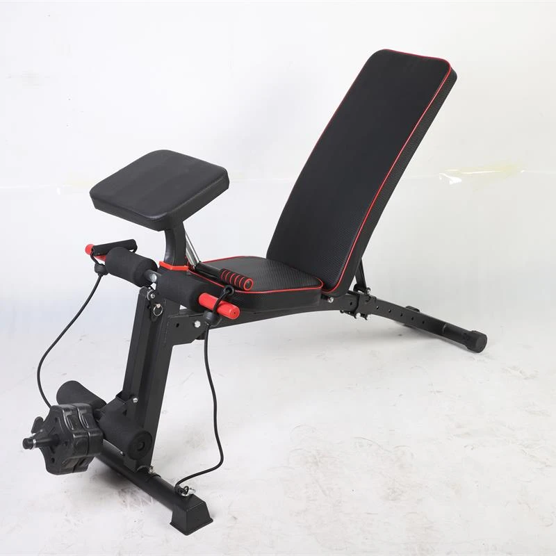 Home Gym Fitness Machine Free Weights Adjustable Decline Press Bench