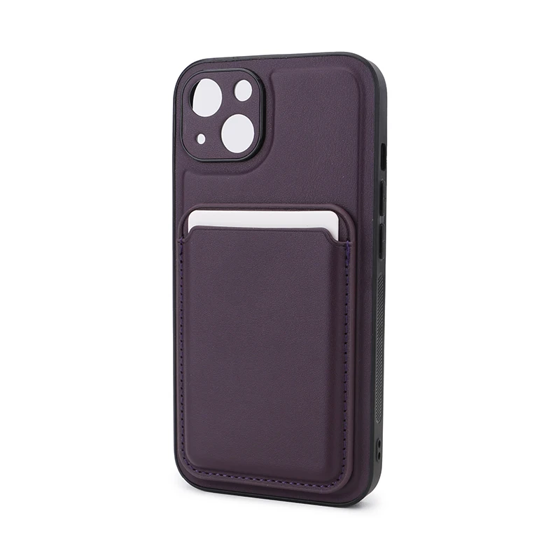 Wholesale PU Leather phone case with magnetic card holder for Various models and colors