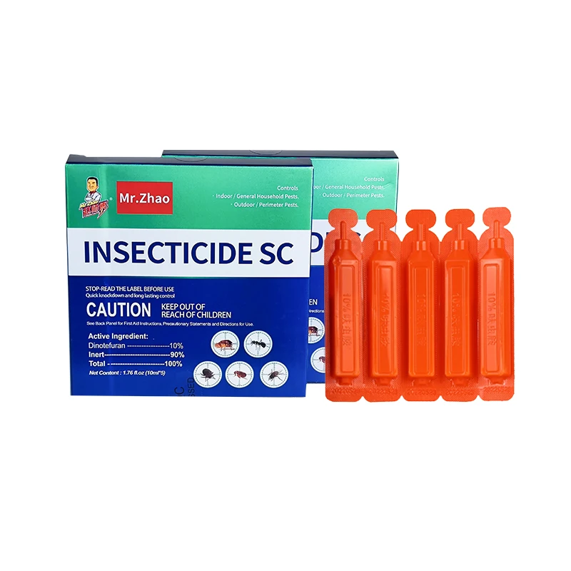 Mr.Zhao China Manufacture 10% Dinotefuran Suspension Concentrate Insecticide Pest Control Kills Bedbug Fly Flea Ant Cockroach