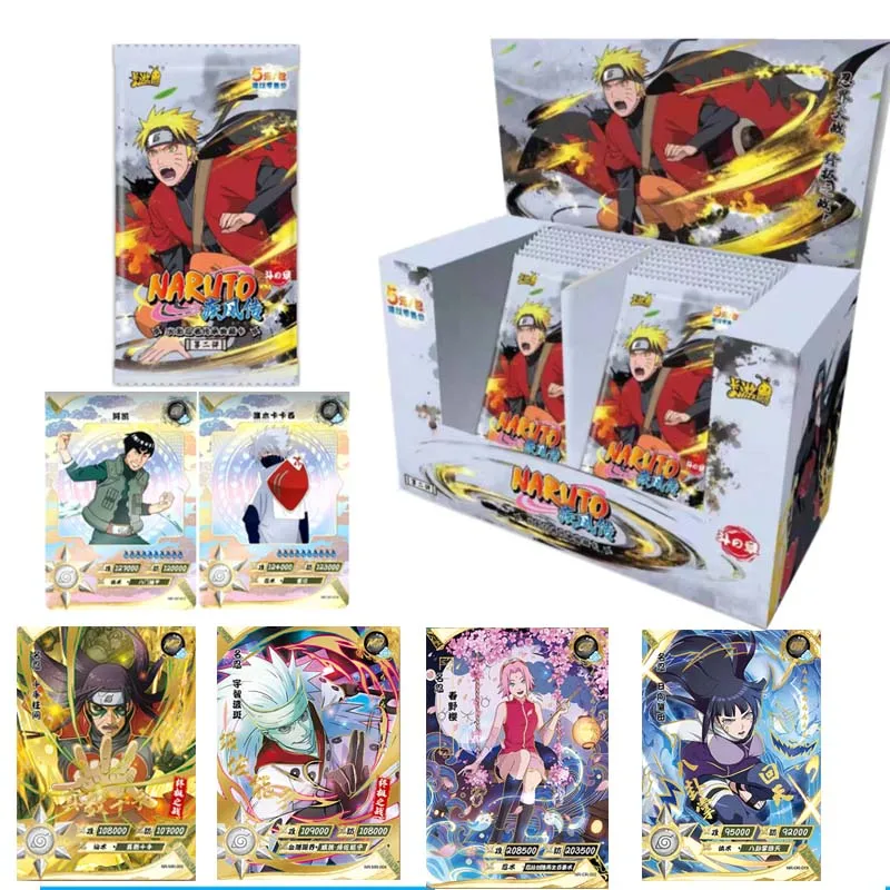 Kayou Narutoes карты шины 3 волны 2 японская аниме настольная игра Аниме Коллекция редких карт хит бустер коробки торговая карта