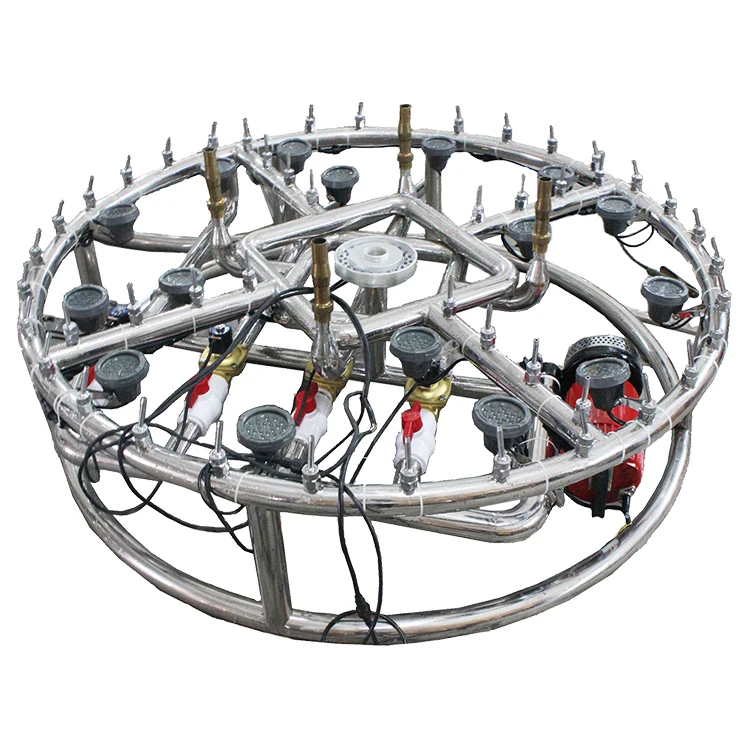 Customized Size Indoor Outdoor RGB Lights Small Round Dancing Fountain Garden Musical Water Fountain