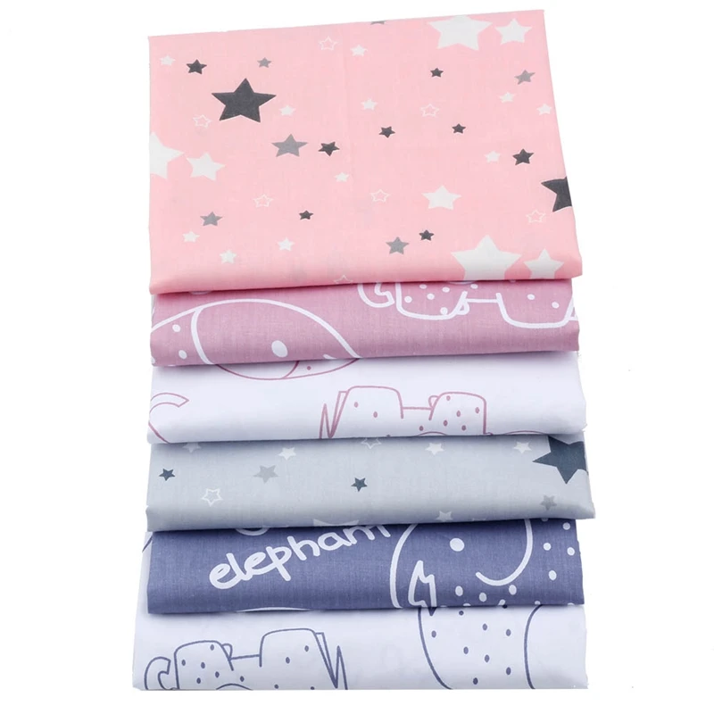 Высококачественное шитье «сделай сам» из 100% хлопка со звездным небом и саржевым переплетением