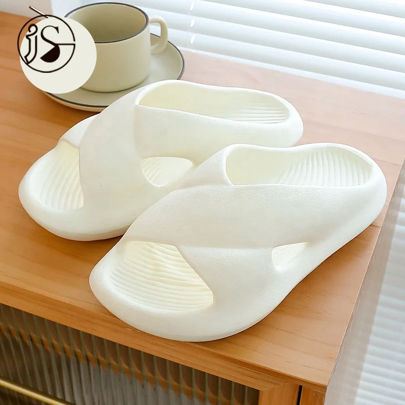 Solid color Simple EVA out soles for slippers Heightening soft EVA slide slipper male famale men EVA flip flop slippers