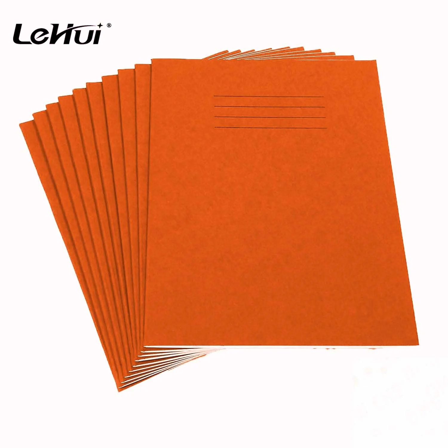 Eco-Friendly Material Assorted Pastel Colours 75gsm paper Inner Page A4 White Matt laminated covers Ruled 8mm feint Exercise Not