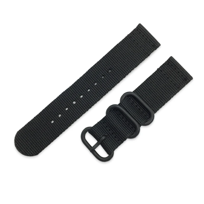 
high quality Premium Breathable custom logo changeable nato nylon canvas watch strap Replacement band for smart apple watch 