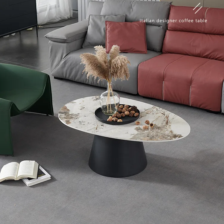 new designs coffee table living room furniture antique  oval marble coffee table