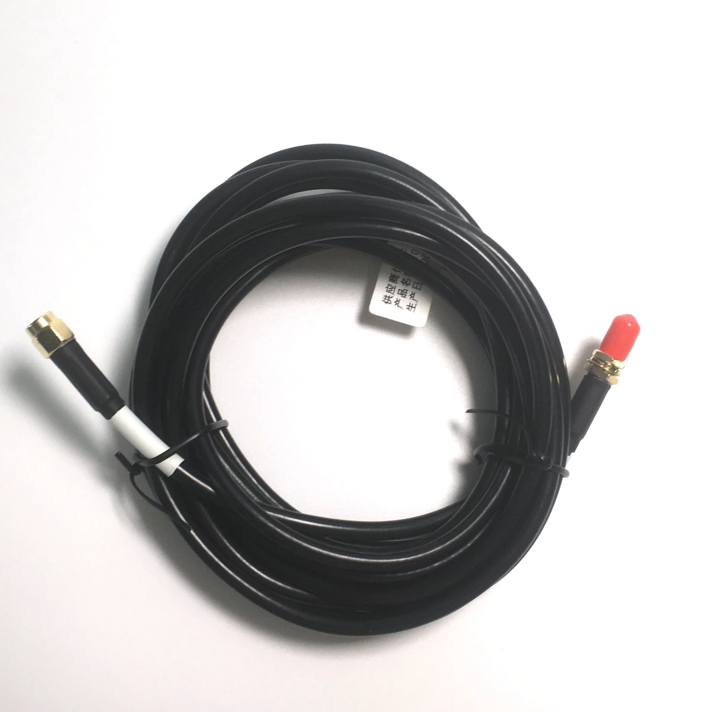 50ohm LMR195 RG58 High Quality Pigtail Cable Double SR SMA Male to SMA Female Dc-6ghz Black COAXIAL Rf Cable 5 Over 1 Pc1 Cable