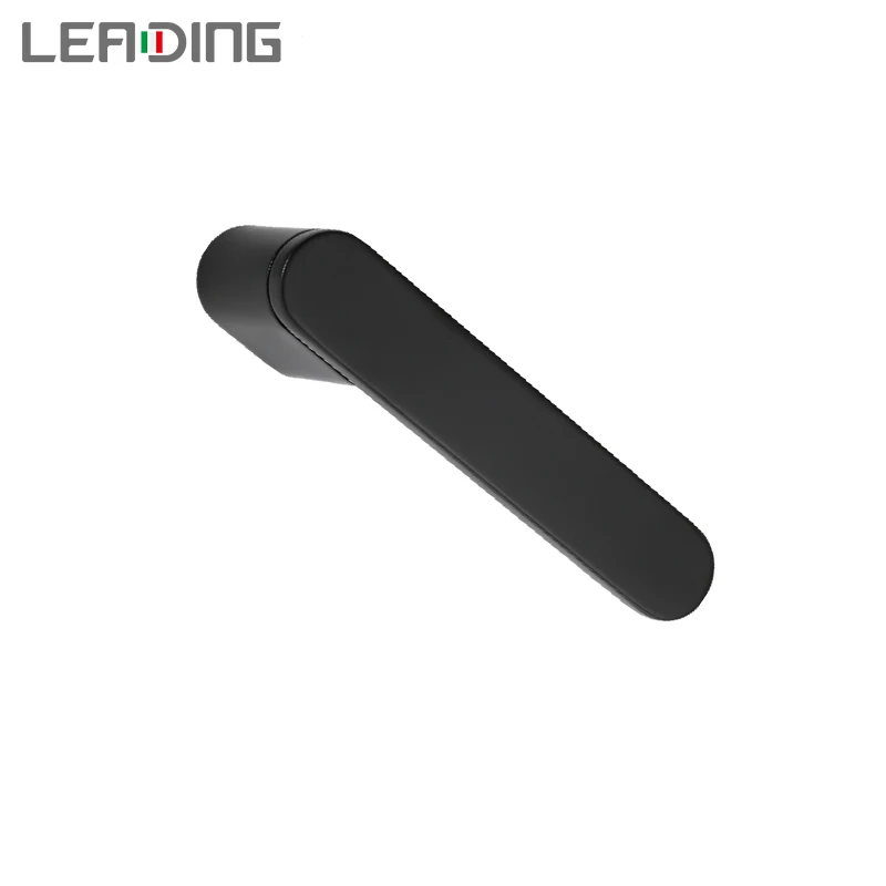 Door Handle For Wooden Dood European Interior Black Door Handle Modern Home Office Door Lock Hardware