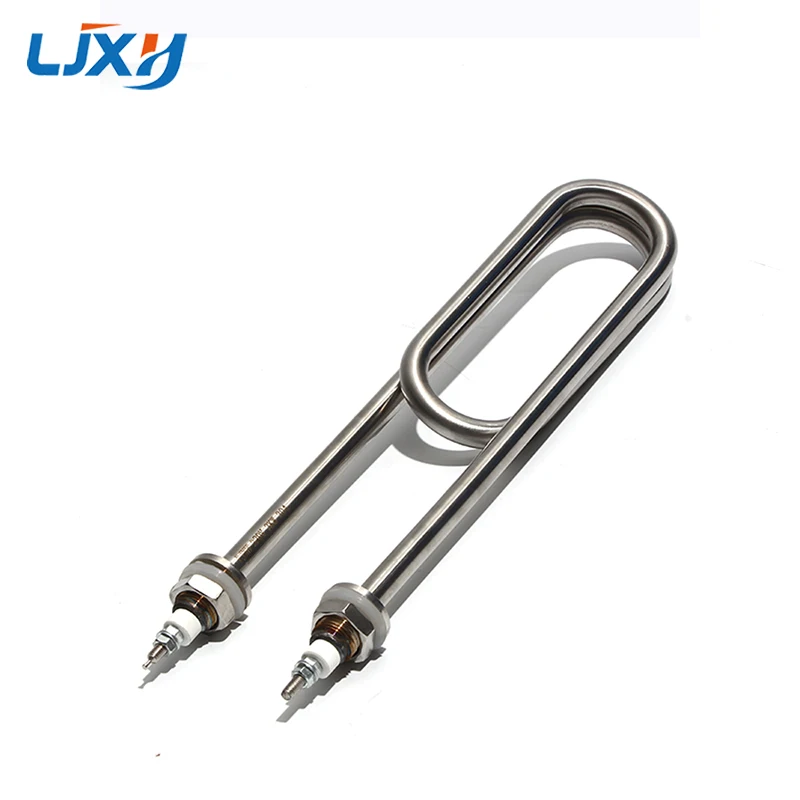 LJXH Sauna Tubular Air Heater 1.5KW 2KW 2.5KW Stainless Steel U Shape Tread Heating Element 12v/24v for Electric Home Stove
