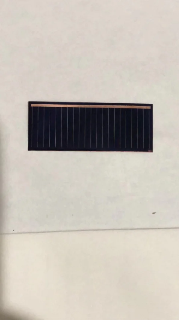 20*50mm Solar Space Flexible Single Gallium Arsenide Junction GaAs Solar Cell