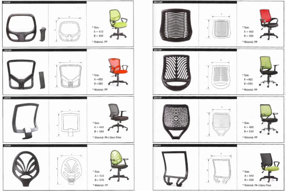 Modern Executive Office Chair Stylish High-End Mesh Work Swivel Chair Ergonomic High Back Frame Stair Lift Comfortable Fabric PU