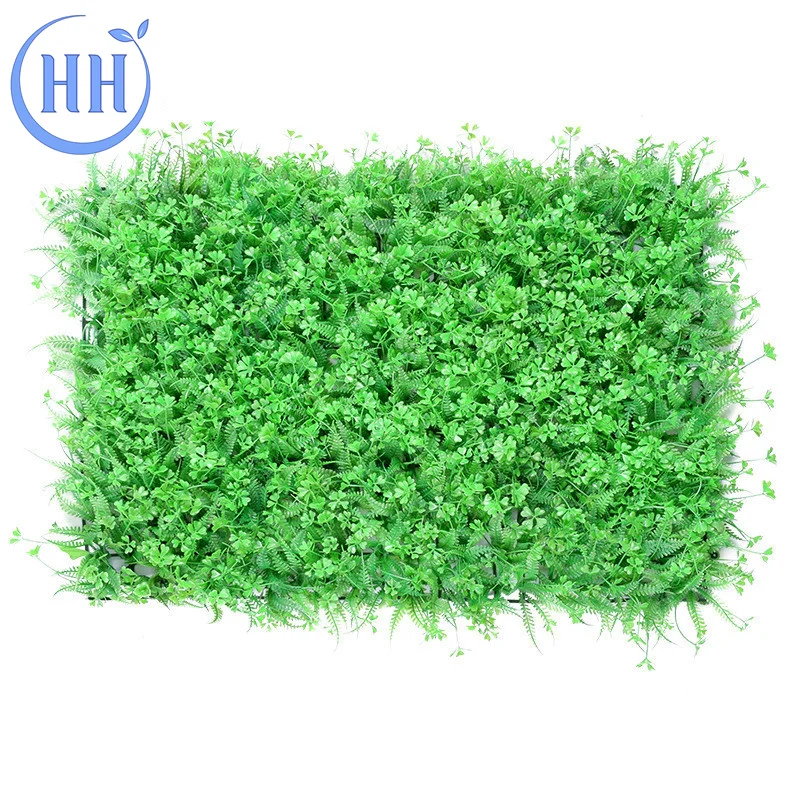 UV Resistant Laurel Hedge for sale Artificial Hedge Panel Fence Vertical Green Grass wall orchid plants for decoration