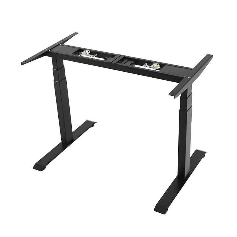 2023 New Pre-assemble Model Dual Motor Electric Table Fast Installation Ergonomic Height Adjustable Stand Up Office Desk Frame